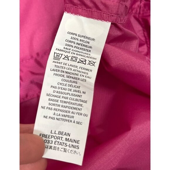 L.L. Bean Limited Edition Archival Anorak Pullover Jacket Large Lightweight 90s - Picture 9 of 10